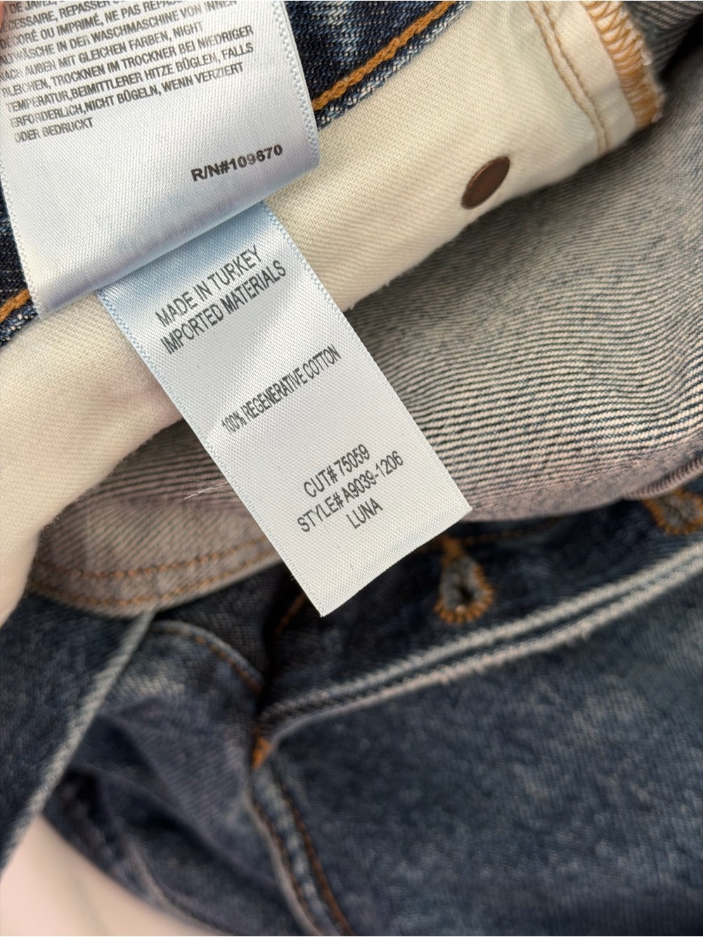 Agolde Luna Pieced Wide Leg Jeans - Picture 7 of 7